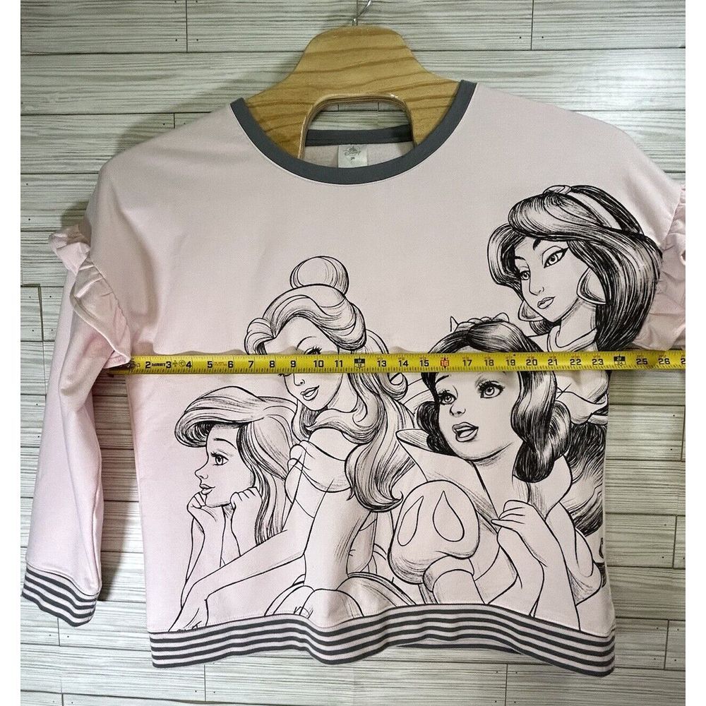 Disney Princess Shirt‎ Sz 2XL Womens Ariel Belle Snow White Jasmine Long Sleeve - Picture 7 of 9